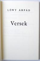 Lőwy Árpád: Versek. Válogatták és sajtó alá rendezték Lőwy Árpád tisztelői. Kiadói karton kötésben