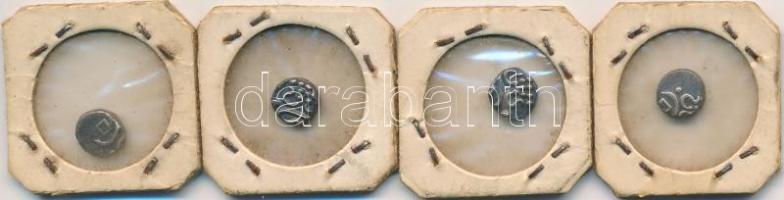 India / Hercegi Államok / Travancore ~1860-1901. Chuckram Ag (4x) "IV. Rama Varma" T:2
In...