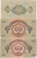 1944. 1P-100P (10x) "A Vörös Hadsereg Parancsnoksága" T:III,III-