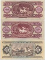 1968-1995. 100Ft (6x) + 1986. 50Ft T:I-,II,III mindegyiknél szép papír