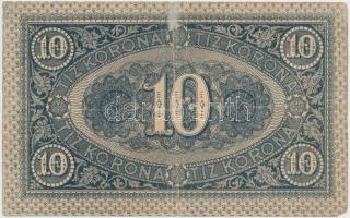 1919. augusztus 9. 10K T:III,III- ragasztott, sarokhiány
Adamo K13