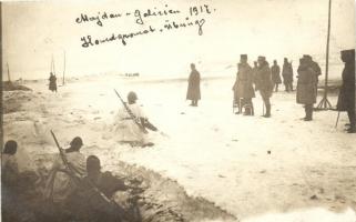 1917 Majdan-Galizien, K.u.K. military training, photo