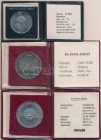 1981-1983. 100Ft "FAO" eredeti tokban tanúsítvánnyal (2x) + 1982. 100Ft "Labdarúgó VB...