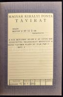 cca 1930-40 Dísztáviratok, 2db, 24x16cm