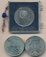 1980. 100Ft Ni "Szovjet-magyar közös űrrepülés" plombált "ÁPV" plasztiktokban + ...