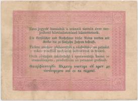 1848. 5Ft "Kossuth bankó" vörösesbarna T:III