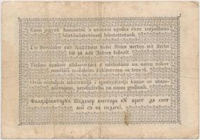 1848. 1Ft "Kossuth bankó" T:III papírhiány 
Adamo G104