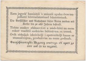 1849. 15kr "Kossuth bankó" T:II,II-