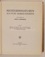 Ernst Lemberger: Meisterminiaturen aus fünf Jahrhunderten Anhang: Künstler-Lexikon der Miniaturmaler...