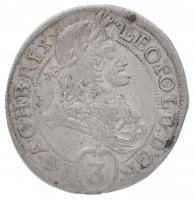1694KB 3Kr Ag I. Lipót Körmöcbánya (1,5g) T:2,2-  Hungary 1694KB 3 Kreuzer Ag Leopold I Kremnitz (1,5g) C:XF,VF Huszár 1466., Unger II 1085.a