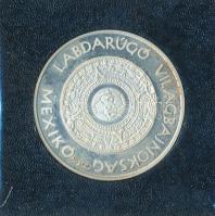 Bognár György (1944-) 1986. "Labdarúgó Világbajnokság Mexikó" Ag emlékérem ÁPV műbőrbőrtok...