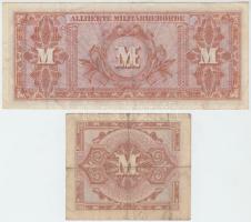 Német 3. Birodalom / Szövetséges megszállás 1944. 1M + 50M T:III
German Third Reich / Allied occupa...