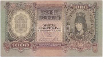 1943. 1000P T:II- szép papír