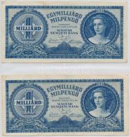 47db-os vegyes magyar pengő és forint bankjegy tétel, főleg pengők, albumban T:vegyes