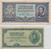 47db-os vegyes magyar pengő és forint bankjegy tétel, főleg pengők, albumban T:vegyes