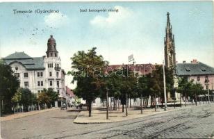 Temesvár, Timisoara; Gyárváros, Jenő herceg tér / square (EK)