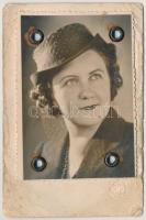 1939 Szabadjegy, Budapest Székesfőváros Állat- és Növénykertje, arcképes, 11x7cm