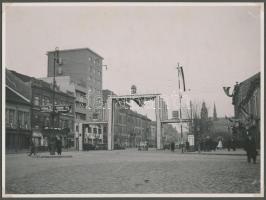 1939 Bevonulás, Kassa, 4db fotó, 18x24cm