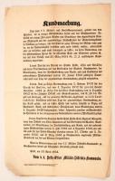 1854 Hirdetmény büntetőjoggal kapcsolatos törvények módosításáról, A Pest-budai cs. k. katonai ker. ...