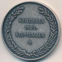 1993. "Kenderes 1993. szeptember 4." Horthy Miklós és feleségének újratemetése emlékére fé...