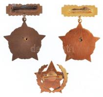 ~1960. "A Gépipar Kiváló Dolgozója" aranyozott, zománcozott kitüntetés + ~1970-1980. "...