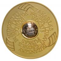 2003. "Magyarország-Anglia 6:3" aranyozott fém emlékérem középen futballabdával, eredeti t...