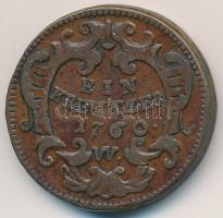 Ausztria 1760W 1kr Cu "Lotharingiai Ferenc" T:2-
Austria 1760W 1 Kreuzer Cu "Franz I...