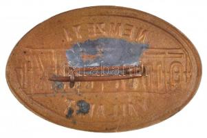 ~1950. "Nemzeti Autotaxi Vállalat" tűzzománcozott jelvény (51x34mm) T:2