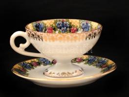 Victoria öt személyes mokkás készlet, jelzett, hibátlan, matricás