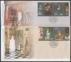 Wilanow National Museum block 2 FDC Wilanow nemzeti múzeum blokk 2 db FDC-n