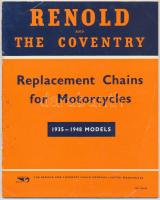 1948 Replacment Chains for Motorcycles (1935-1948), Renold and the coventry, pp.:32, 25x20cm