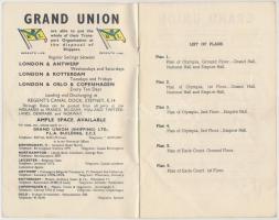 1948 Plans British Industries Fair, Olympia- Earls Court, pp.:10, 19x12cm