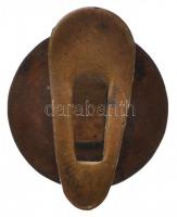 ~1930. "Hadviselt Magyar Vasutasok Országos Szövetsége" Br gomblyukjelvény (16mm) T:2