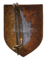 ~1940. Zománcozott fém Levente jelvény (20x15mm) T:2