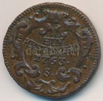 1763S 1kr Cu "Mária Terézia" T:2-