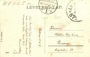 Battonya, Korona szálloda, Piac tér, Hirschler Ármin és Geller Ferenc üzlete (Rb)