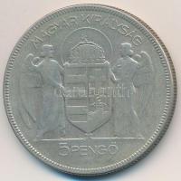 1930. 5P Ag "Horthy jobbra" T:3
Adamo P8