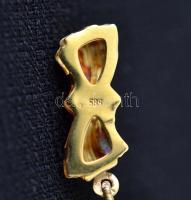 Tenyésztett gyöngy nyaklánc, arany (Au.) 14K zárral, jelzett, díszdobozban, minőségi tájékoztatóval,...