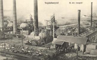 Vajdahunyad, Hunedoara; M. kir. vasgyár; Adler fényirda / iron factory
