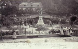 1908 Selmecbánya, Banská Stiavnica; Hősi emlékmű / heroes monument, photo (EB)