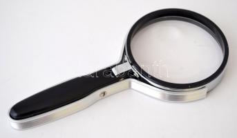 Parlinda nagyító (2×, 4×), állítható fejjel és talppal, saját dobozában