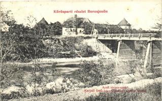Borosjenő, Ineu; Kőrös part, híd / river, bridge