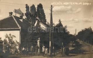 1930 Vecsés, Szép utca, &#039;Gizella lak&#039;, photo