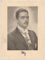 Habsburg Ottó (1912-2011)  politikus, közíró, az Európai Parlament volt tagja, az utolsó Habsburg-trónörökös, fénynyomat, 27x20cm