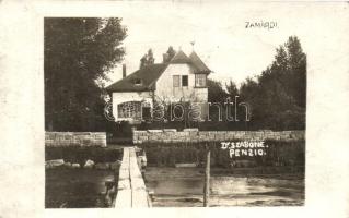 1928 Zamárdi, Balatonzamárdi; Dr. Szabóné penzió, photo