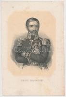 Jelzés nélkül: Dembinszky Henrik  (1791-1864), lengyel gróf, a magyar szabadságharc honvéd altábornagya,  litho, papír, kissé foltos, 17x12cm