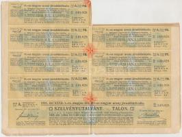 1917-1918. "Pesti Magyar Kereskedelmi Bank Szabadság-téri Fiókosztályának Takarékbetétkönyve&qu...