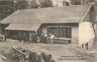 Licka Jesenica, Licke Zeljeznice u Jesenice; Strumjakova Kantina, Verlag Ivan Rechnitzer, Zagreb / forest inn (r)