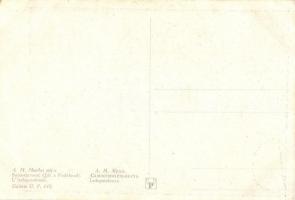 'Samostatnost' / 'Indenpendence' Czech art postcard s: Alphonse Mucha (EK)