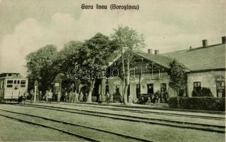 Borosjenő, Borosineu, Ineu; vasútállomás, vasúti kocsi / railway station, train car (EK)